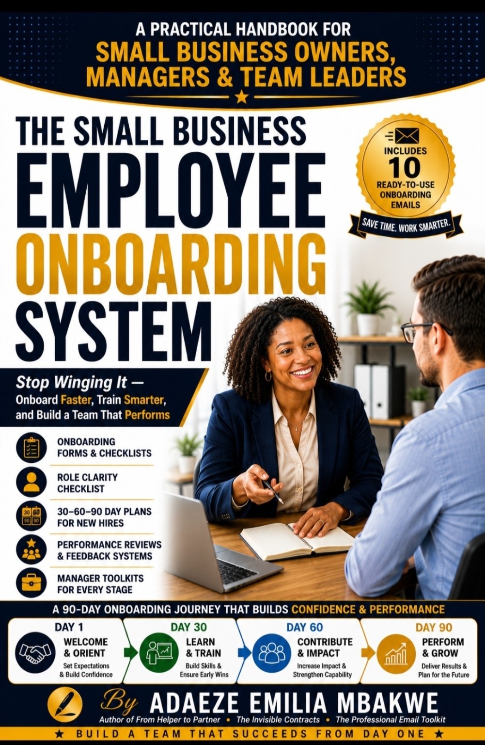 THE SMALL BUSINESS EMPLOYEE ONBOARDING SYSTEM book cover