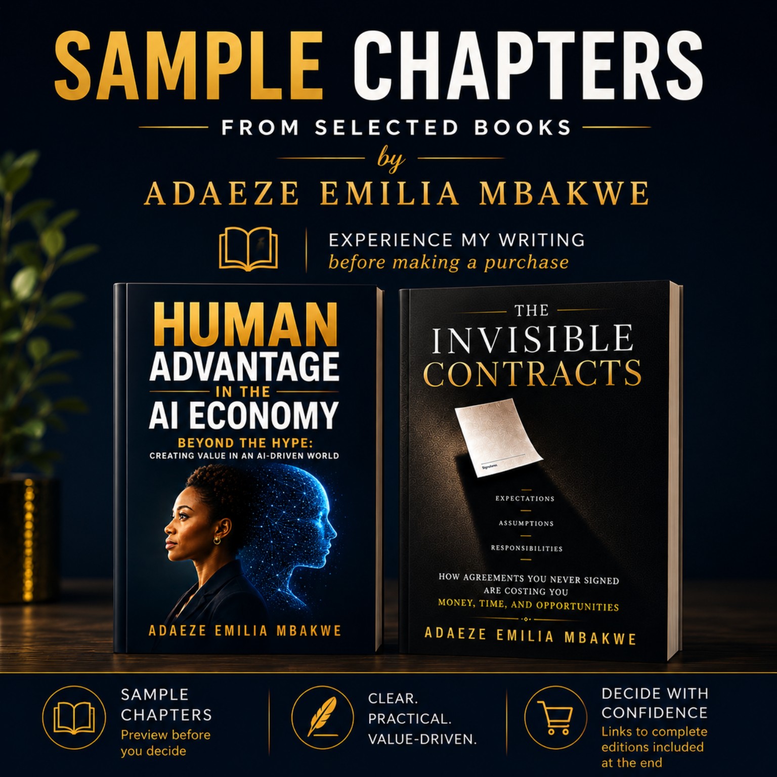 SAMPLE CHAPTERS book cover